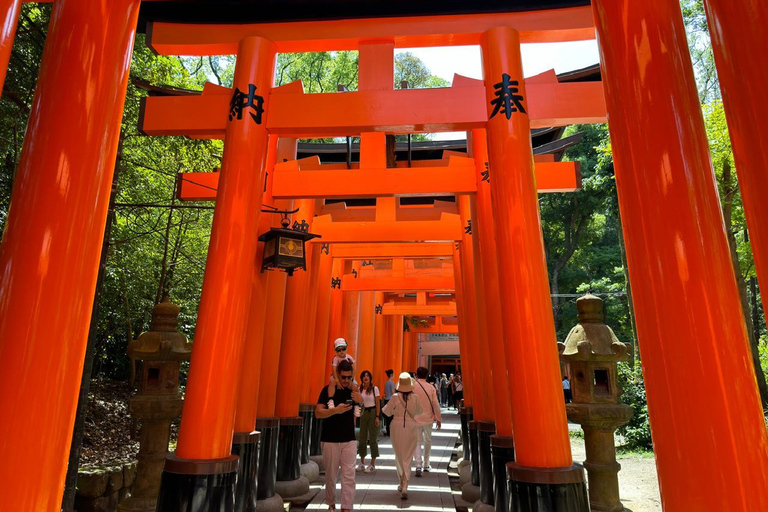 Depuis Osaka/Kyoto : Excursion d&#039;une journée à Kyoto, Nara et Fushimi InariDepuis Osaka/Kyoto : Excursion privée d&#039;une journée à Kyoto et Nara