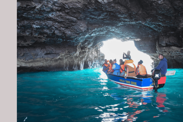 Wyspa Santiago: wycieczka łodzią do Aguas BelasWyspa Santiago: Wycieczka łodzią do Aguas Belas