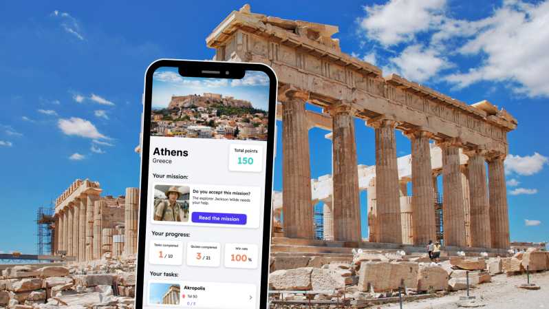 Atenas: Juego y Recorrido de Exploración de la Ciudad en tu Teléfono