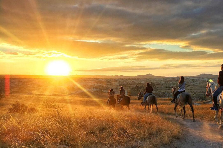 Cappadocia: Sunset Horseback Riding Tour with Hotel Pickup
