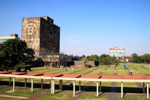 Schwimmende Gärten von Xochimilco, Coyoacan und UNAM-Wandmalereien