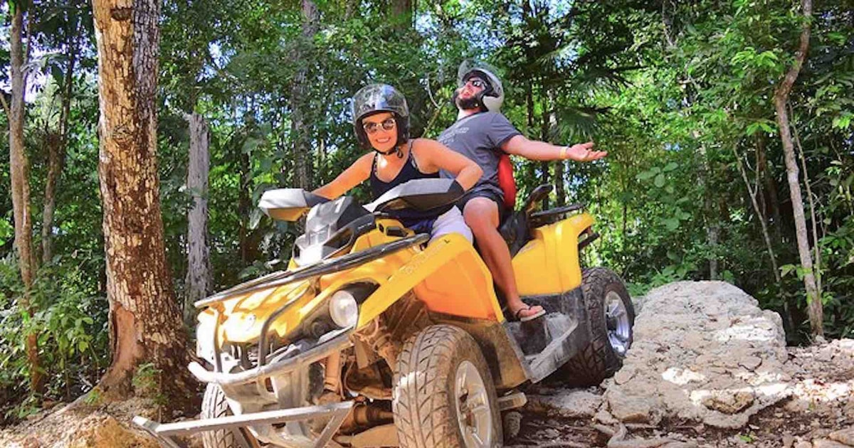 Playa del carmen atv cenote where to fly to go to tulum