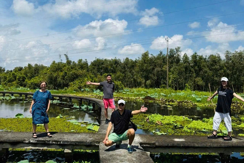 Depuis Ho Chi Minh Ville : Excursion d&#039;une journée au village flottant de Tan Lap