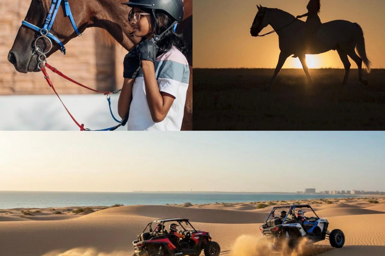 Qatar Desert Trails: Horse Ride & Dune Buggy Adventure