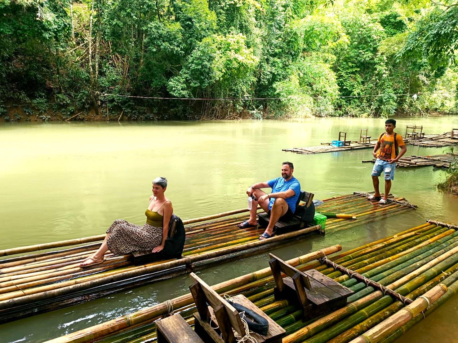 Khao Sok Dschungel Sonnenuntergang Wildlife Encounter & Bamboo Rafting