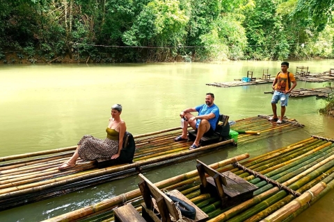 Encuentro con la fauna salvaje al atardecer en la jungla de Khao Sok y rafting en bambú