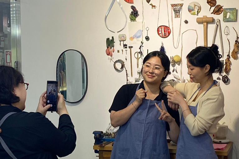 Seoul: Korean Alphabet Silver Jewelry-Making Workshop