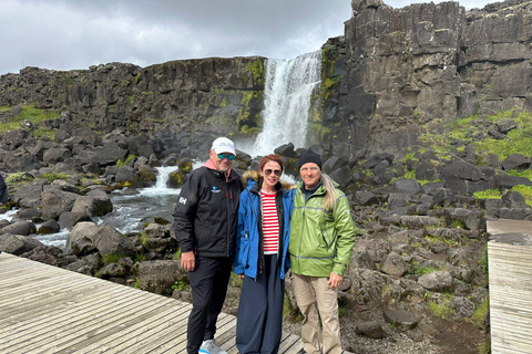 Private Golden Circle with Snowmobile Ride from Reykjavik