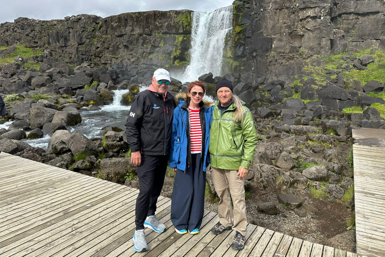Private Golden Circle with Snowmobile Ride from Reykjavik