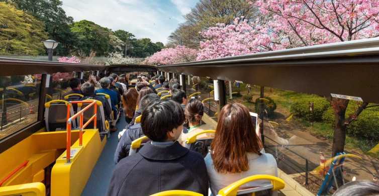 Tokyo: Sightseeingbuss med åpen topp og audioguide