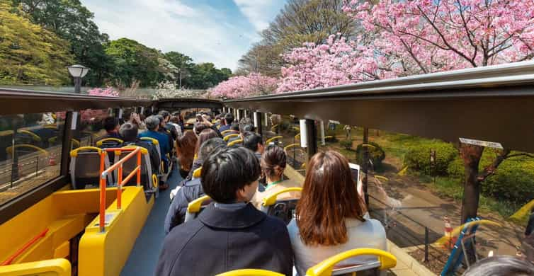 Tokyo: Sightseeingbuss med åpen topp og audioguide