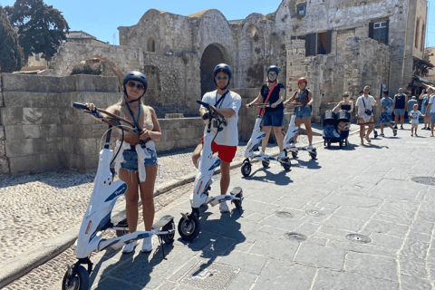 Rhodes: Explore the New and Medieval City on Trikkes Rhodes: Explore the Medieval City and Moat on Trikkes