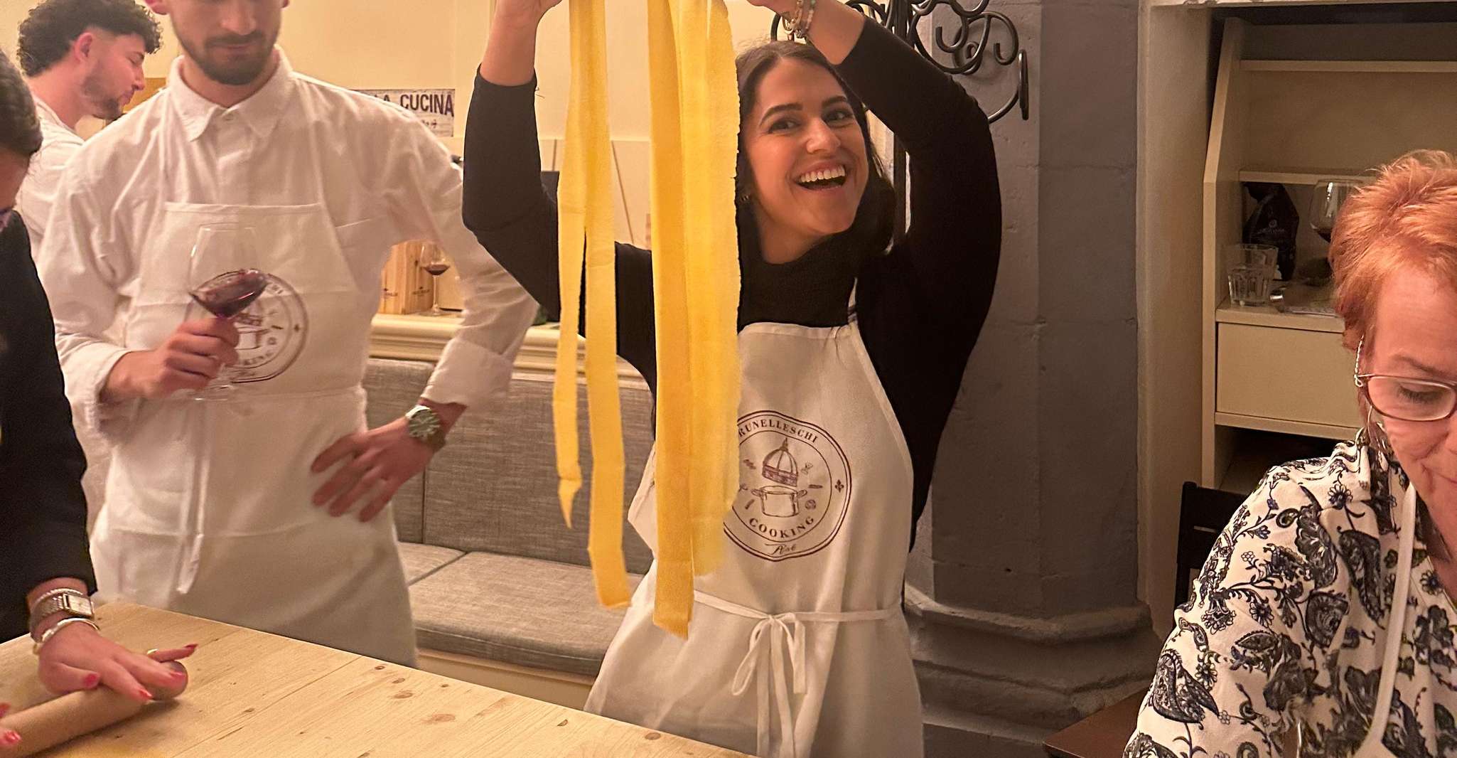 Florence: Pasta Cooking Class with Unlimited Wine photo 11