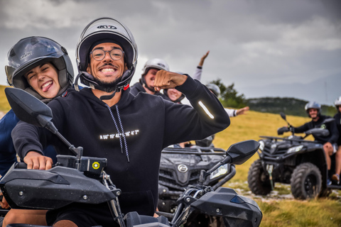 Vanuit Split: ATV Quad bergtocht met picknickTandemtocht met transfer vanuit Split