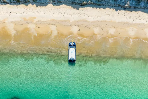 Coles Bay : Transfert aller-retour en bateau-taxi de l'île Schouten