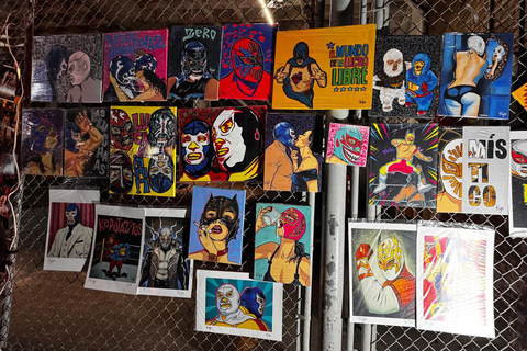 Mexico City: Lucha Libre Sightseeing Tour with Pick-Up & Drop-Off, Street Food Tasting