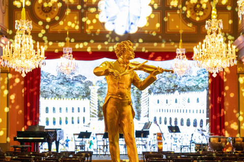 Wien: Strauss-konsert live med sångare, orkester och ljusshowKategori B: 14 - 18:e raden