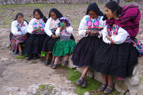 Vanuit Cusco: Titicacameer - dagvullende bustour met slaapbus