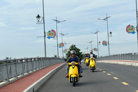 Hoi An Untold: E-scooter Tour to Countryside and Basket Boat
