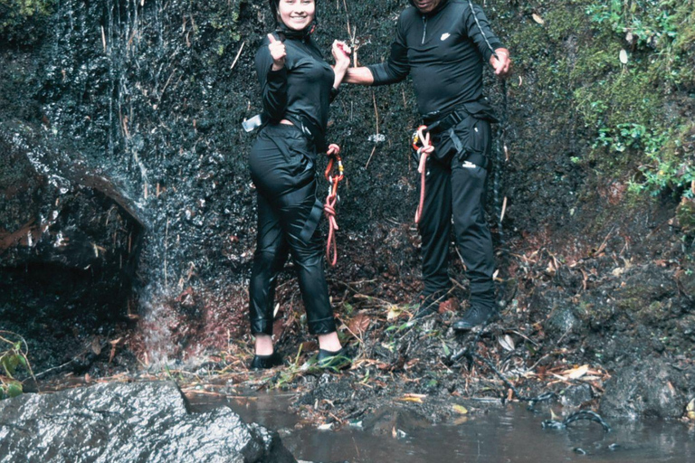 Quito: Rappel in 3 waterfalls of the Volcano, Hiking, Extreme Sports