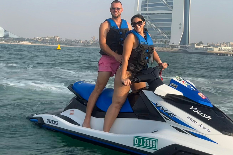 Dubaï : Aventure en jetski avec vue sur Burj Khalifa et Burj Al Arab