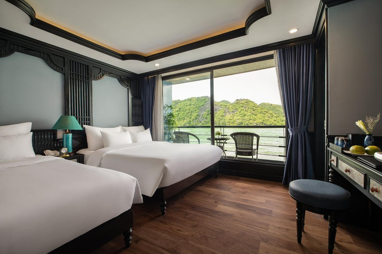 From Ninh Binh : 2-3 Days Lan Ha Bay- Balcony, Jacuzzy Cabin From Ninh Binh : 2 Days Lan Ha Bay - Balcony, Jacuzzy Cabin