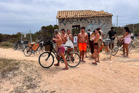 Ibiza: Formentera Boat Cruise, Bike Adventure & Sunset Party Ibiza: Formentera Boat Cruise, Formentera & Sunset Party