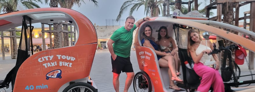 Nice : Visite guidée privé 40min en pouss pouss électrique.