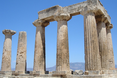 Oude rondleiding door Korinthe vanuit Athene