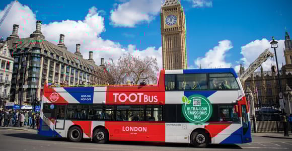 London: Tootbus Hop-On/Hop-Off mit optionaler Flusskreuzfahrt