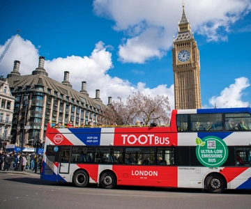 Лондон: Tootbus Hop-on Hop-off с дополнительным речным круизом