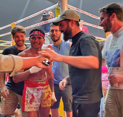 Watch Kun Khmer Fights with Mr.Sop inside TV Stadium