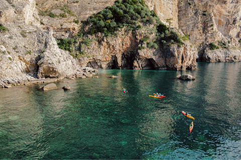 Budva: Winter Sea Kayak Tour to Caves & St Nicholas Island