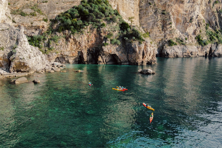 Budva: Winter Sea Kayak Tour to Caves & St Nicholas Island