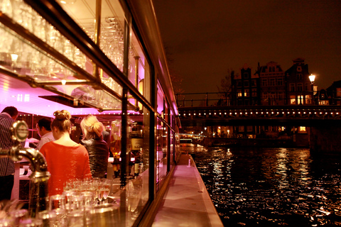 Amsterdam: Luxury Light Festival Canal Cruise with Drinks Light Festival Canal Cruise with Drinks