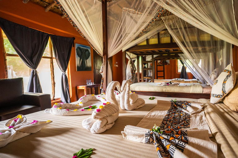 From Zanzibar: Overnight Selous G.R. Safari with Flights shared safari