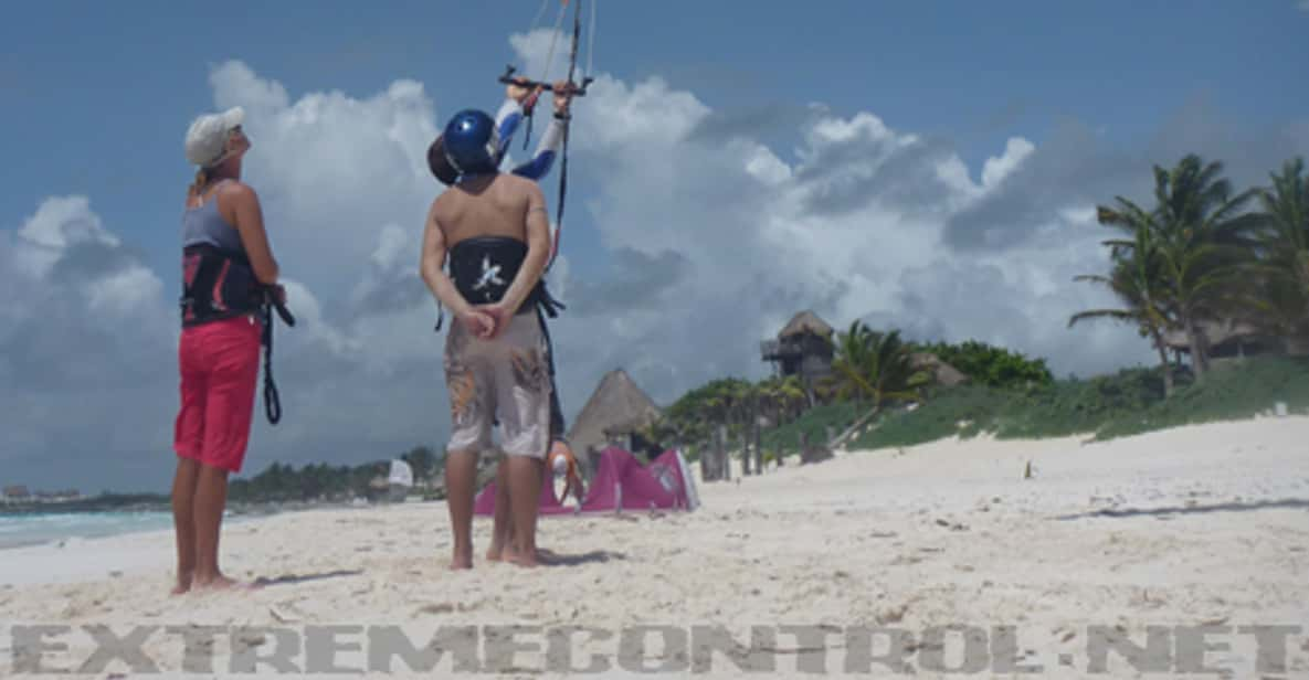 Tulum 3 Timmars Beach Kiteboarding Lektion Getyourguide