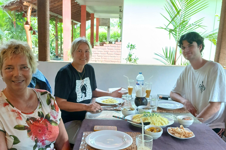 Cours de cuisine dans un village à Sigiriya