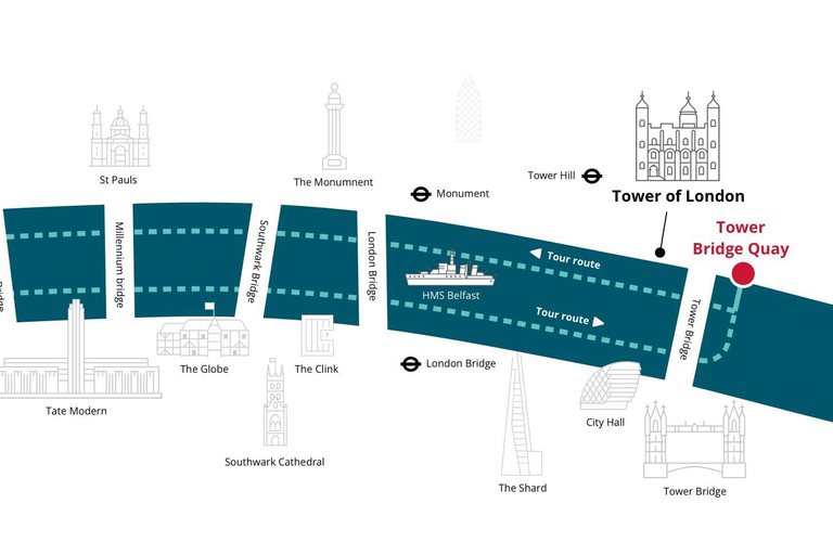 伦敦：官方伦敦塔河游船之旅