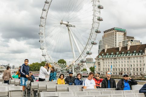 London: London Eye, Big Bus og Thames River Cruise
