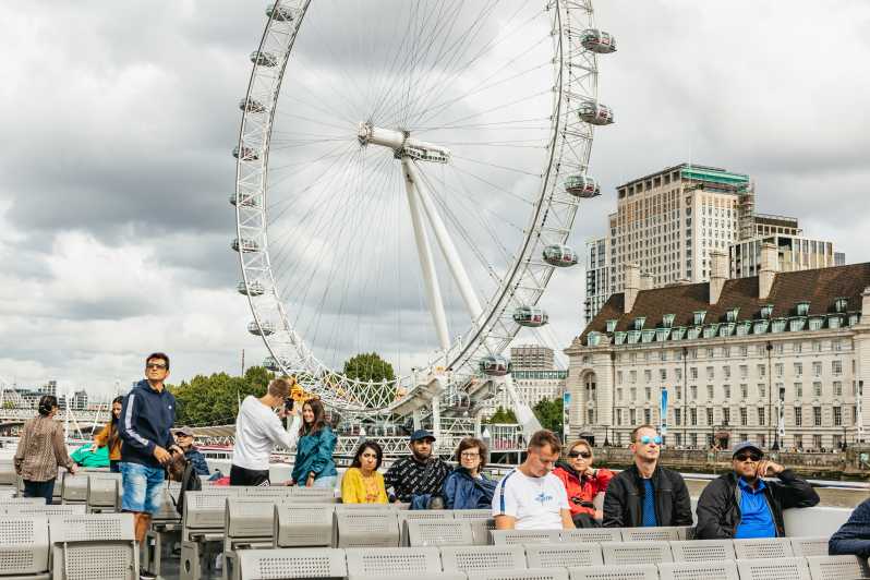 London: Big Bus Hop-on Hop-off, London Eye og flodkrydstogt