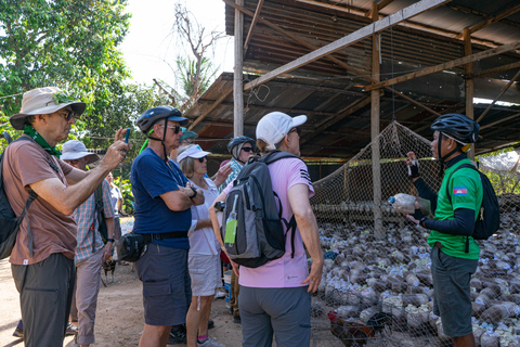 Siem Reap: Countryside Bike Tour & Evening Foodie Full-Day Haft Day: Evening Food Tour