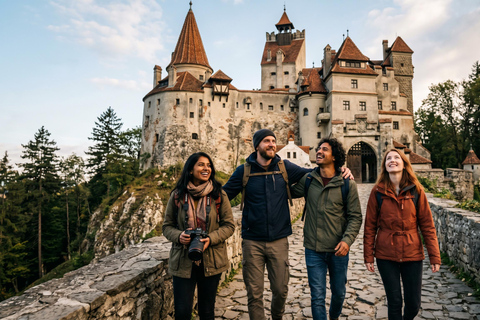 From Bucharest: Dracula’s Castle, Peles & Brasov 3-in-1 Audio guide in 24 languages