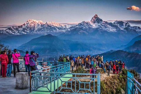 Pokhara: Guidad tur till Mountain Fishtail View och Pumdikot Hill