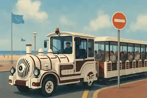 Unusual tour of Deauville by mini train