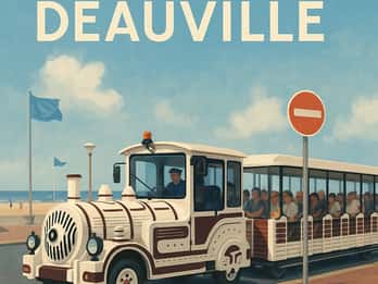 Unusual tour of Deauville by mini train