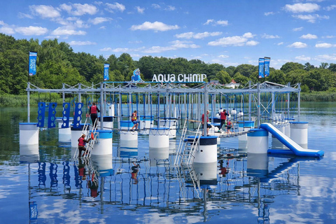 Wurster North Sea Coast: Aqua Chimp Climbing Park by the Lake Wurster Nordseeküste: Ticket for the Aquachimp Water Climbing Park