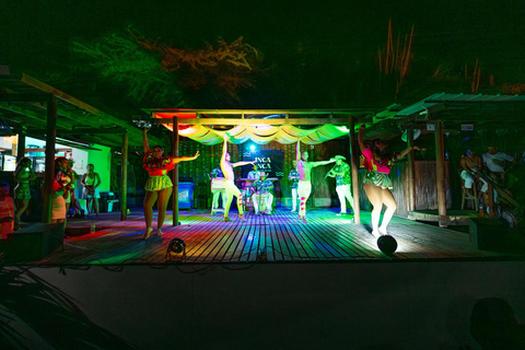 Santa Marta: Sunset White Party Catamaran & Beach Club
