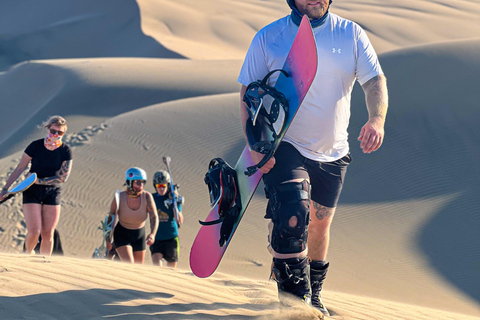 Desde Huacachina o Ica : Sandski y Sandboard profesional sobre las dunas