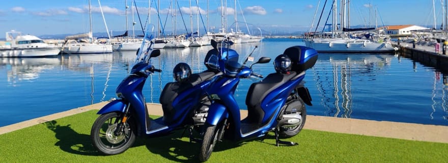 Depuis Calasetta : location de scooters sur l'île de Sant'Antioco